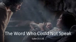 The Word Who Could Not Speak